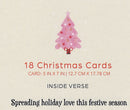 Candy Shoppe Christmas Card Set - Christmas Time Pink Tree