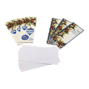 Christmas Money Card Holder - Holly/Ornaments