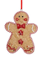 Gingerbread Man With Star Buttons Ornament