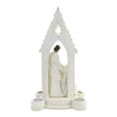Holy Family Advent Silver Dot Candle Holder