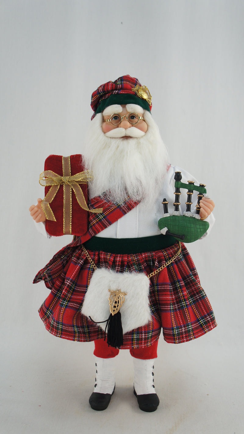Scottish Santa - 18 Inch Standing
