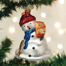 Flamin' Hot Cheetos Snowman Glass Ornament - Christmas >> Ornaments >> Snowmen - by Old World Christmas - view 5