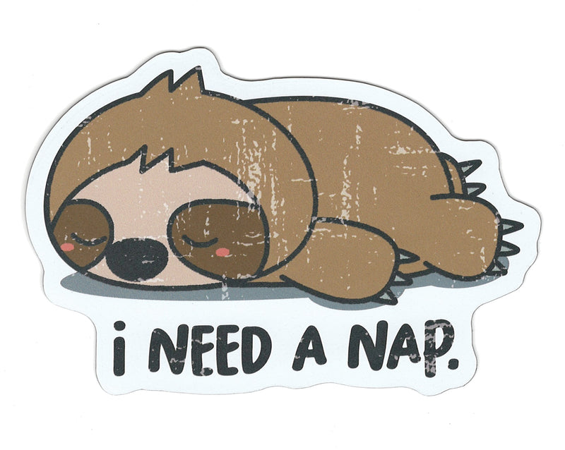 Large Flex Magnet - Sloth - I Need a Nap