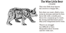 The Wise Little Bear Charm