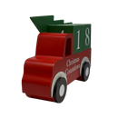 Wood Country Christmas Red Truck Christmas Countdown Calendar