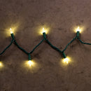 Warm White LED String Lights - 100 Light - Green Wire - Christmas >> Lighting - by General Electric - view 2