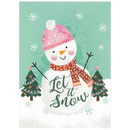 Candy Shoppe Christmas Card Set - Let It Snow Snowman