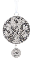 Tree of Life Ornament - From Strong Roots Grow Beautiful Leaves