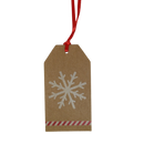 Christmas Luggage Gift Tag - Snowflake