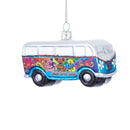 Grateful Dead Bus Glass Ornament - Christmas >> Ornaments >> Vehicles - by Kurt Adler - view 2