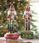 12" Musical Animated Nutcracker - - The Country Christmas Loft