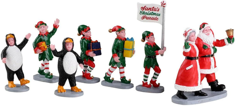 Santa's Elf Parade Set of 7