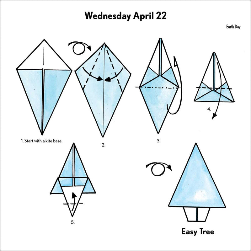 2026 Easy Origami  Fold-A-Day Calendar