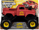 Monster Jam 1:24 Scale Monster Truck - Grave Digger Red Vintage Edition - Cars and Trucks