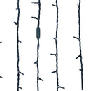 300-Light 3MM Cool White LED Green Wire String Lights