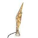 10-Light LED Capiz Star Treetop - 11 Inch - Christmas >> Tree Toppers - by Kurt Adler - view 4