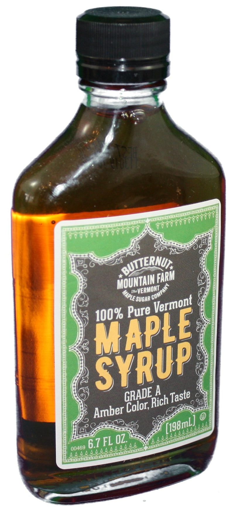 Vermont Maple Syrup in a Glass Flask Screw Top