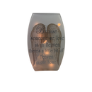 A Piece of Heaven is in our Home Lighted Vase - Silver Lettering - Home & Living >> Lighting >> Lamps - by Stony Creek