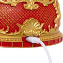 Battery Operated Lighted USB Carousel & Swirling Glitter Lantern