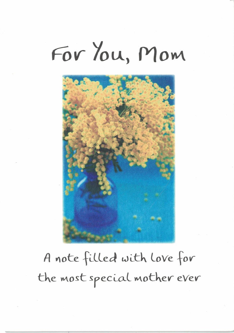 For You, Mom - A Note Filled With Love - Greeting Card - The Country Christmas Loft