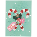 Candy Shoppe Christmas Card Set - Happy Holidays Candy Canes