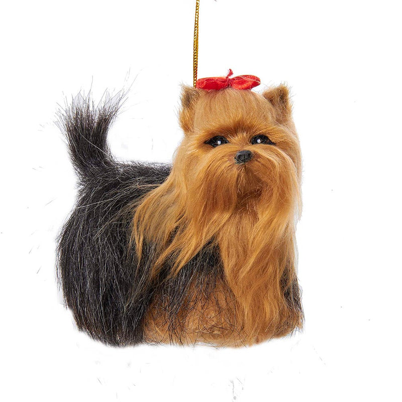 Plush Puppy Yorkshire Terrier Ornament