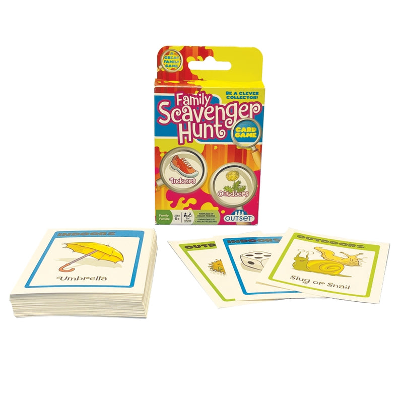 Family Scavenger Hunt Card Game