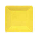 Grosgrain Border Yellow - Salad/Desert Plate - Square