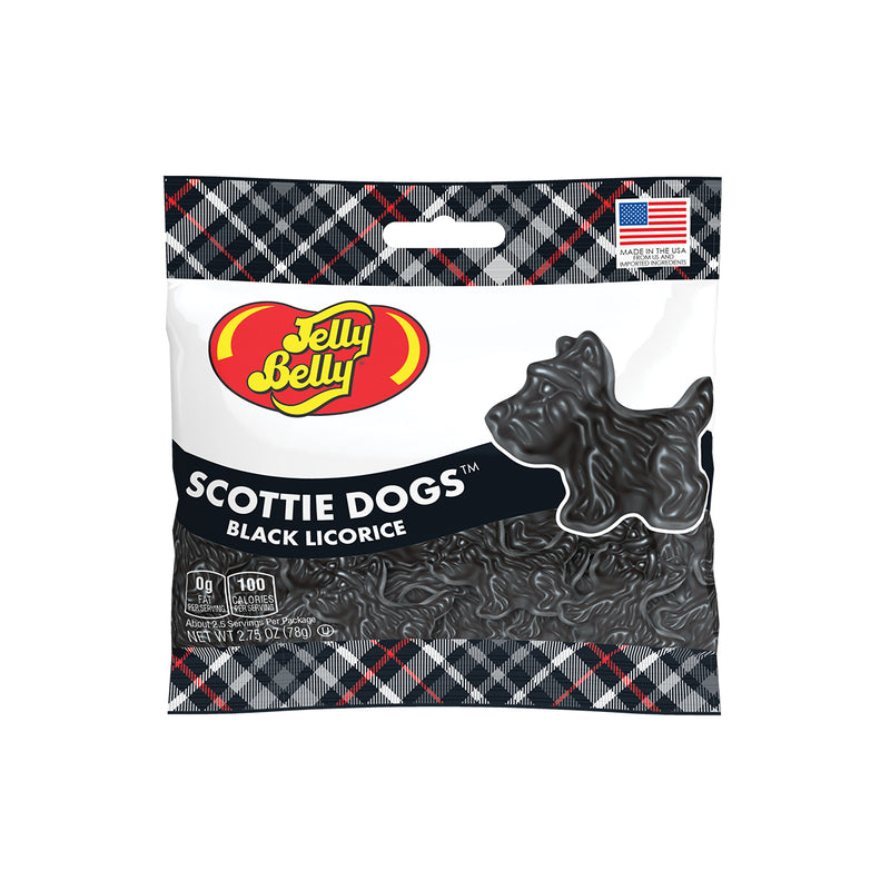 Scottie Dogs Black Licorice 2.75 oz Grab & Go Bag - The Country Christmas Loft