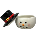 Snowman Covered Candy Dish