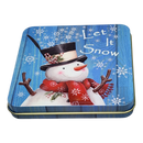 Christmas Gift Card Tin - Let It Snow Snowman