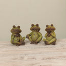 Rustic Zen Frog Statue - - Gift Shoppe >> Figurines - by Gerson