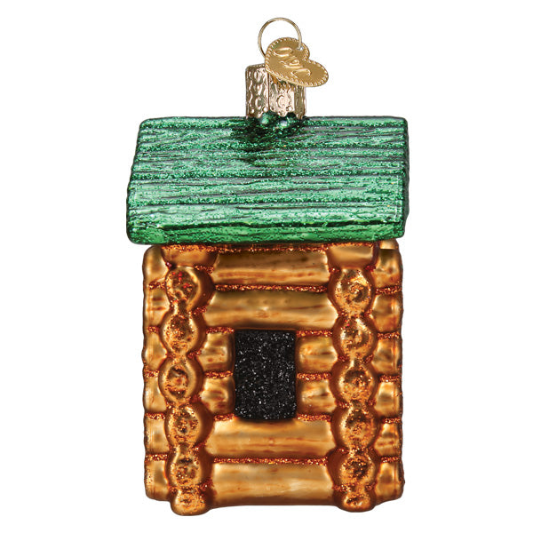 Lincoln Logs Glass Ornament - The Country Christmas Loft