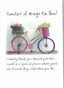 Smiles And Hugs To You Greeting Card - The Country Christmas Loft
