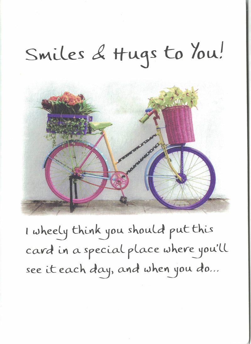 Smiles And Hugs To You Greeting Card - The Country Christmas Loft