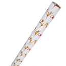 Christmas Can Can Wrapping Paper in Ivory - 30" x 8' Roll