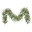 Mixed Pine and Berry  Garland - 6 Feet Long
