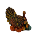 Resin Bountiful Harvest Turkey Figurine Looking Left - Holidays >> Thanksgiving and Harvest - by Gerson - view 2