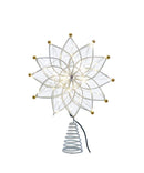 Radiant 12-Point Lighted Star Treetop - 14.5 Inches