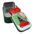 Jar Shaped Christmas Cookie Gift Tin -  On our way to Grandma's