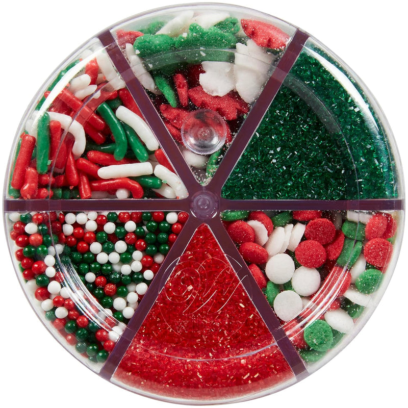 Wilton 6-Cell Traditional Holiday Sprinkles