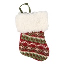 Charming 6 Inch Knit Stocking - - Christmas >> Stockings - by Kurt Adler - view 4