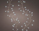 Compact Micro Garland String Lights - 100 LED - Cool White - Silver Wire