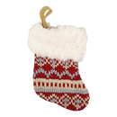 Charming 6 Inch Knit Stocking - - Christmas >> Stockings - by Kurt Adler - view 2