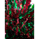 Red and Green Holographic  Garland  Wavy Cut  3ply