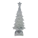 Twinkling Frost Lighted Waterglobe Tree - 12.5" - Christmas >> Snowglobes - by Gerson