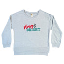 Merry & Bright Chenille Boxy Crew -