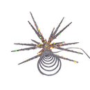 Silver Glitter Starburst Tree Topper - 12 Inch Multicolor