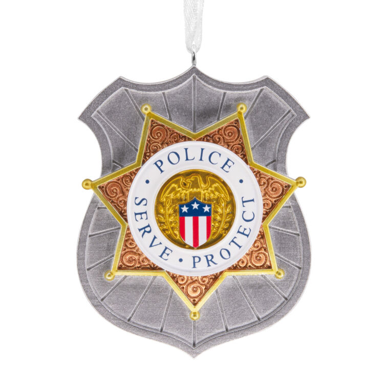 Police Badge Hallmark Ornament