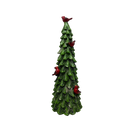 Glitter Cardinal Tree Large - Christmas >> Decor - by Transpac